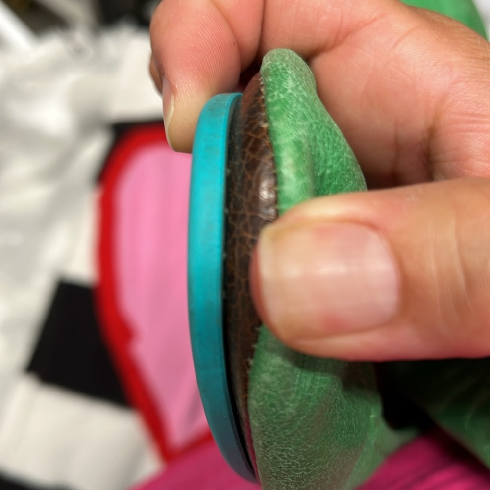 Tieks green leather shoes 8 - Picture 8 of 8